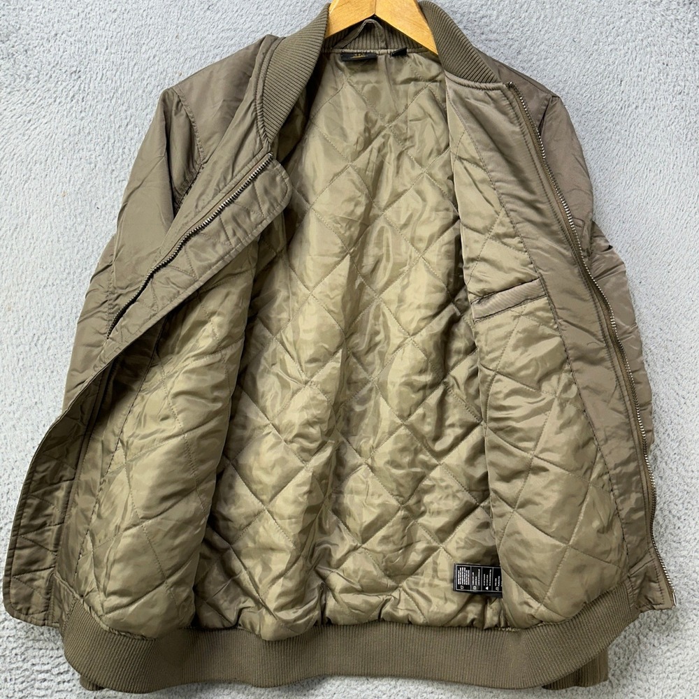 Java Monster Mens Small Jacket Bomber Olive Green… - image 4